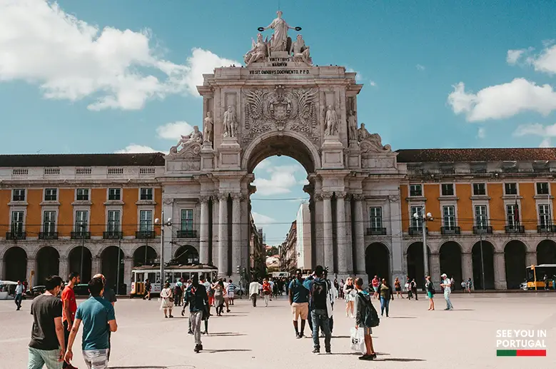 جاذبه های گردشگری لیسبون - Arco da Rua Augusta